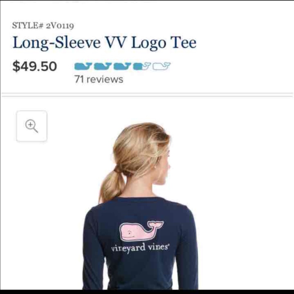 NWT VV long sleeve